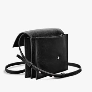 Shinola accordion crossbody midnight bag